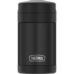 Thermos 16oz Insulated Food Jar with Folding Spoon, Matte Black - Thermos