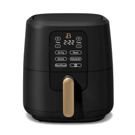 6 Quart Touchscreen Air Fryer - Black Sesame