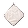 Kitchen daily dish towel;  dish cloth;  kitchen rag;  non-stick oil;  thickened table cleaning cloth;  absorbent scouring pad - 25x25cm White - 1PC