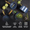 Non-Stick Pots and Pans 12-Piece Cookware Set - Blue