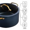 Non-Stick Pots and Pans 12-Piece Cookware Set - Blue