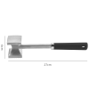 Kitchen Tools Tendon Breaking Hammer Steak Hammer - Black & Silver - Kitchen gadgets
