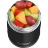 Thermos 16oz Insulated Food Jar with Folding Spoon, Matte Black - Thermos