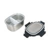 Mainstays 33 oz Rectangular Insulated Food Container, Stainless Steel - Mainstays
