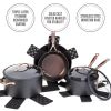 Non-Stick Pots and Pans 12-Piece Cookware Set - Rose Gold