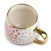 Thyme & Table Stoneware Gold Floral 16oz Coffee Mug - Thyme & Table