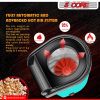 Popcorn Machine Hot Air Electric Popper Kernel Corn Maker Bpa Free No Oil 5 Core POP - Sea Green