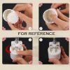 8 Stamps Plastic Baking Molds Round Cake Mold Moon Cake Mold 50G - Default