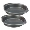 15-Piece Hard Enamel Aluminum Nonstick Cookware Set, Gray - Gray