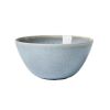 Blue Round Stoneware 16-Piece Dinnerware Set - Blue