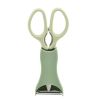2pcs Kitchen Scissors & Vegetables Peeler; Stainless Steel Multifunctional Food Scissors - Pink