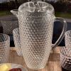 2.5 Quarts Crystal Clear Break Resistant Acrylic Cup - As pic show - Style C