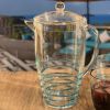2.5 Quarts Crystal Clear Break Resistant Acrylic Cup - As pic show - Style A