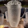 2.5 Quarts Crystal Clear Break Resistant Acrylic Cup - As pic show - Style C