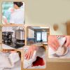 Anti-grease Wiping Rags Kitchen Soft Super Absorbent Bamboo Microfiber Cleaning Cloth Home Washing Dish Kitchen Cleaning Towel - 18 x 23CM - 1 Pc