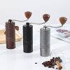 Portable Manual Coffee Bean Grinder High Quality CNC Stainless Precision Steel Core Bean Crusher Kitchen Supplies - gray 5 Stars