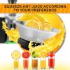 2 Speed Wide Mouth Fruit and Vegetable Centrifugal Electric Juicer - as show