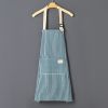 1pc Adjustable Kitchen Cooking Apron - Blue