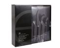 20-piece black and gold 18/10 stainless steel cutlery set (serves 4) - black - Stainless steel