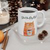 Start the Day Right Cat Holding Goldfish Coffee Tea Mug - One Size