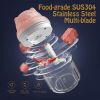 1pc Wireless Electric Mini Pink Garlic Chopper; 250ML Small Food Processor For Chopping Garlic; Ginger; Chili; Minced Meat; Onion; Etc - Pink - 1pc