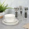 71-Piece Stainless Steel Silver Cookware Combo Set - black