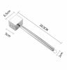 Kitchen Tools Tendon Breaking Hammer Steak Hammer - Silver - Kitchen gadgets