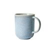 Blue Round Stoneware 16-Piece Dinnerware Set - Blue
