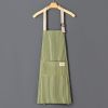 1pc Adjustable Kitchen Cooking Apron - Green